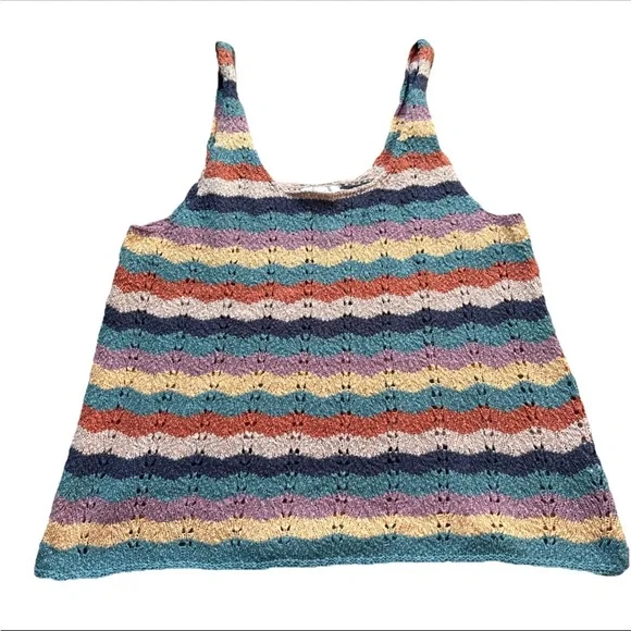 Aerie crochet knit tank top - Picture 1 of 5